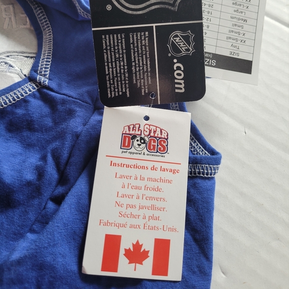 All Star Dogs NHL Vancouver Canucks Unisex Dog Cheerleader Dress Size Medium - Picture 9 of 10